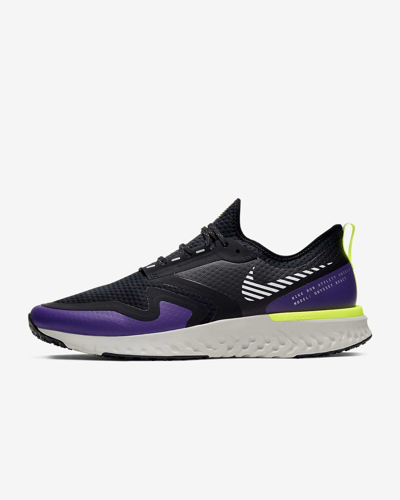 nike men's odyssey react shield running shoes