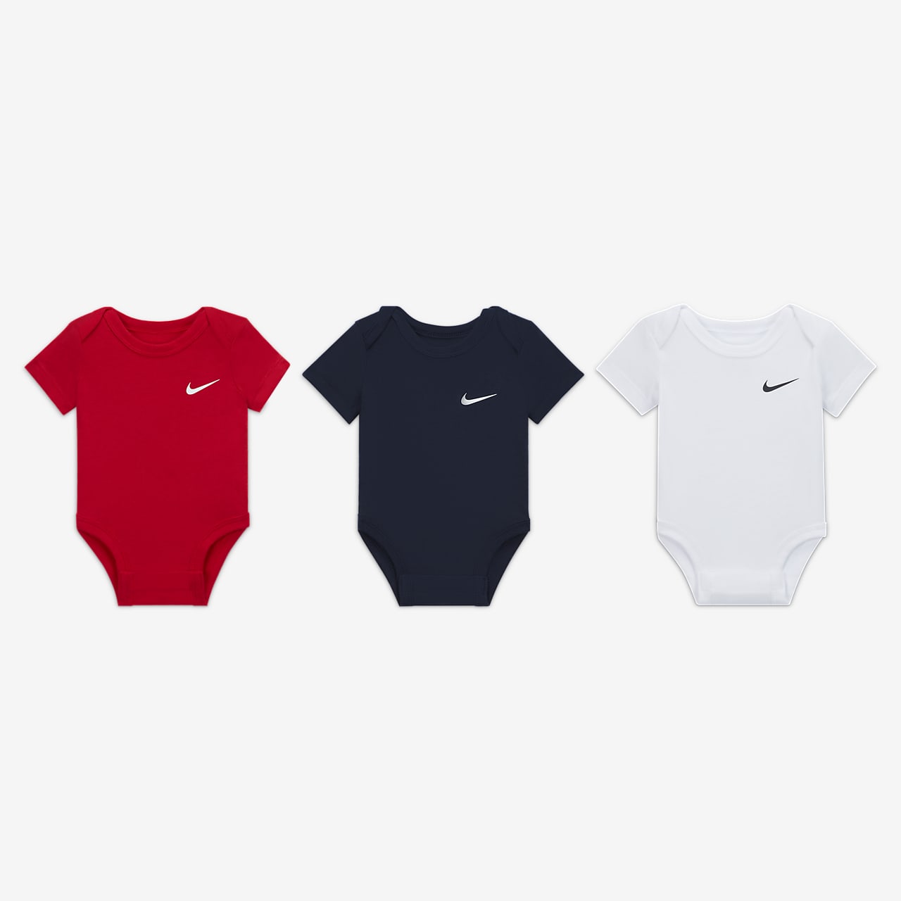 Body Swoosh Nike – Neonati (3-6 mesi) (confezione da 3)