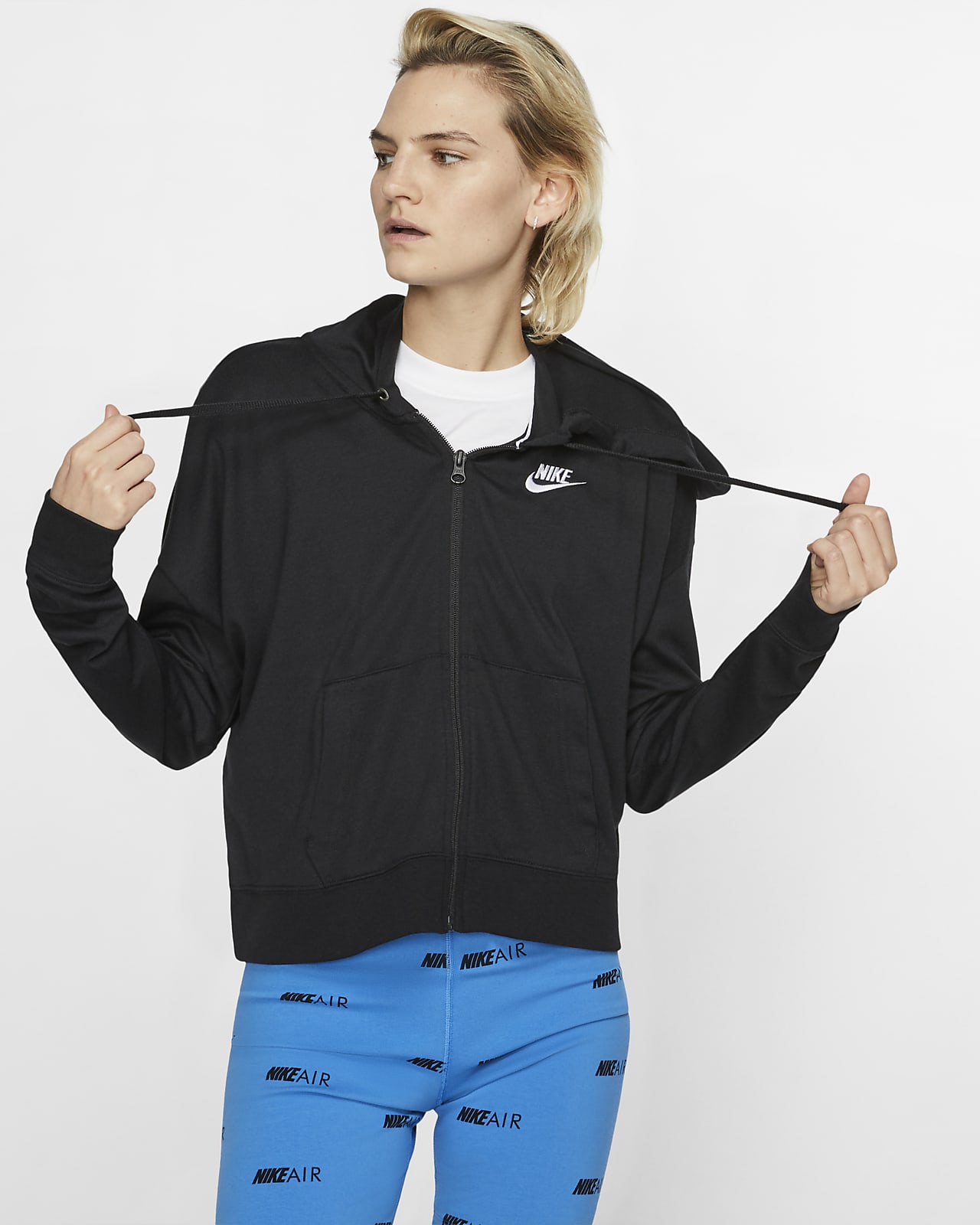 Nike Sportswear Women's Full Zip Hoodie. Nike NO Nike Sportswear Gym Vintage Women's Full Zip Hoodie. Nike NO