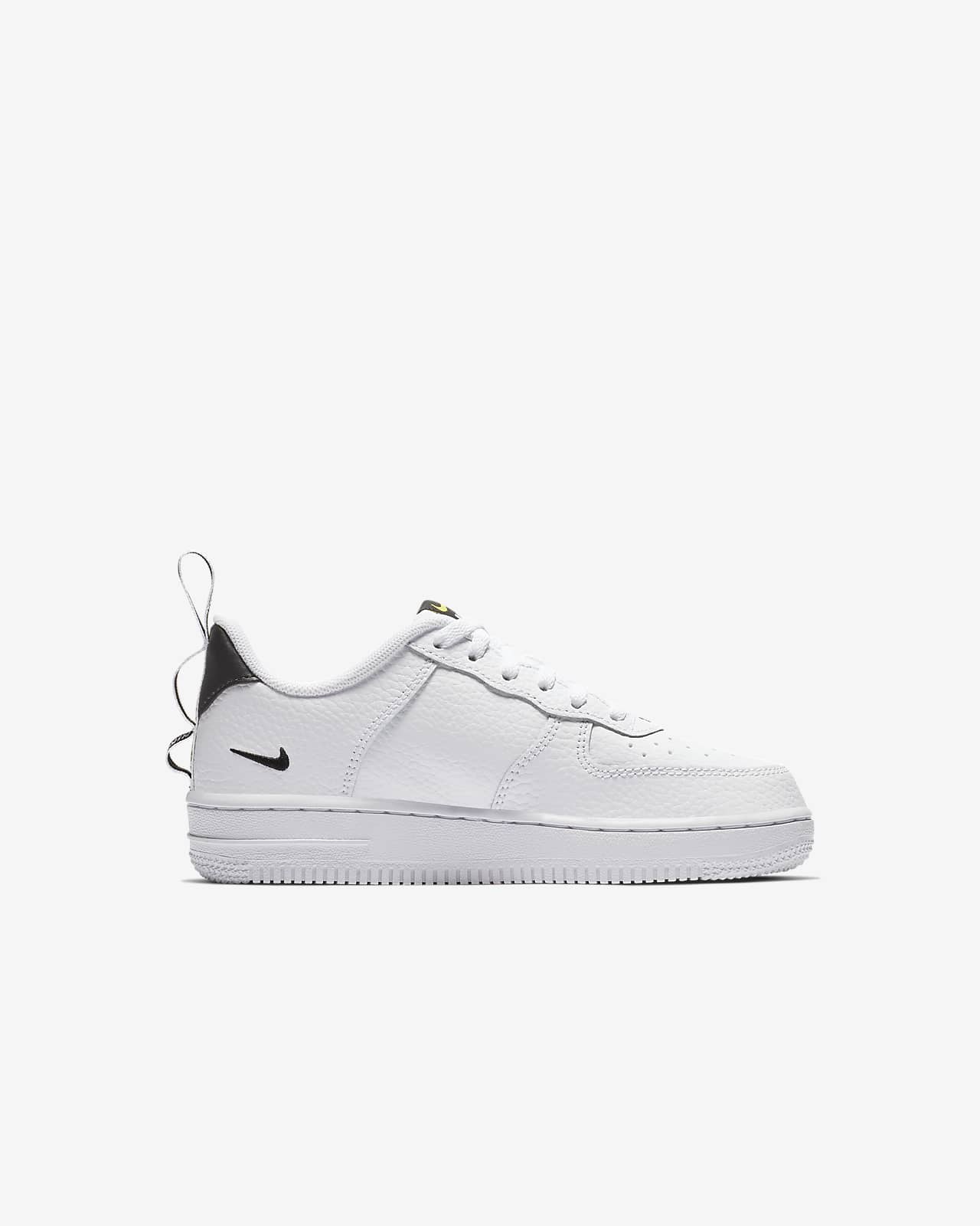 nike black & white air force 1 lv8 utility