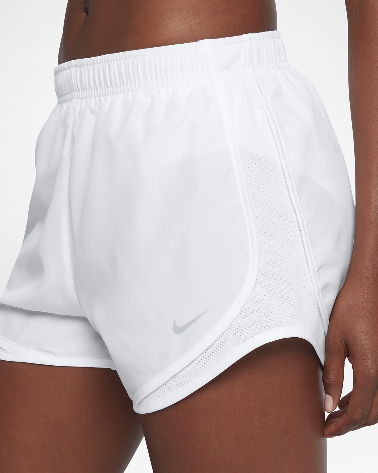 all white nike shorts