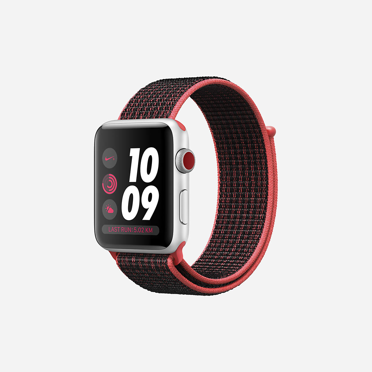 Apple Watch Nike+ Series 3 (GPS + Cellular) 42mm Open Box Running ...