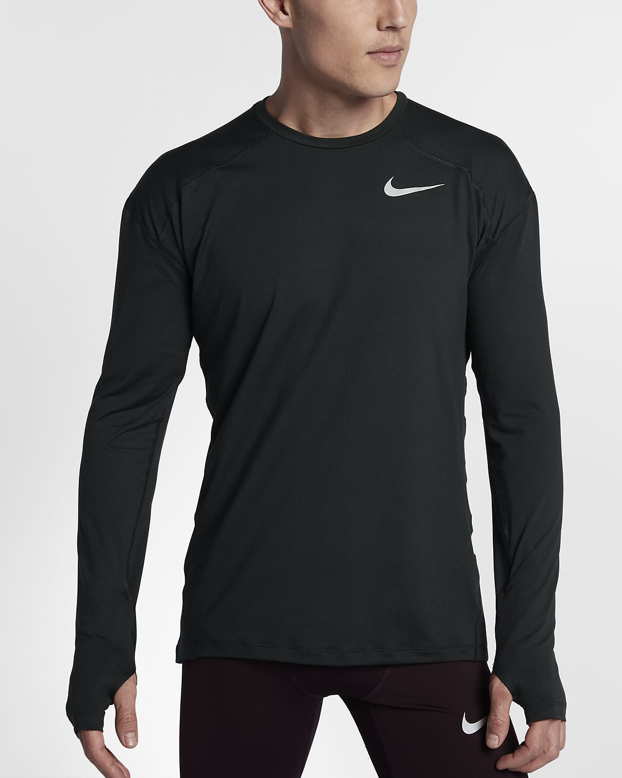 nike dry element running top