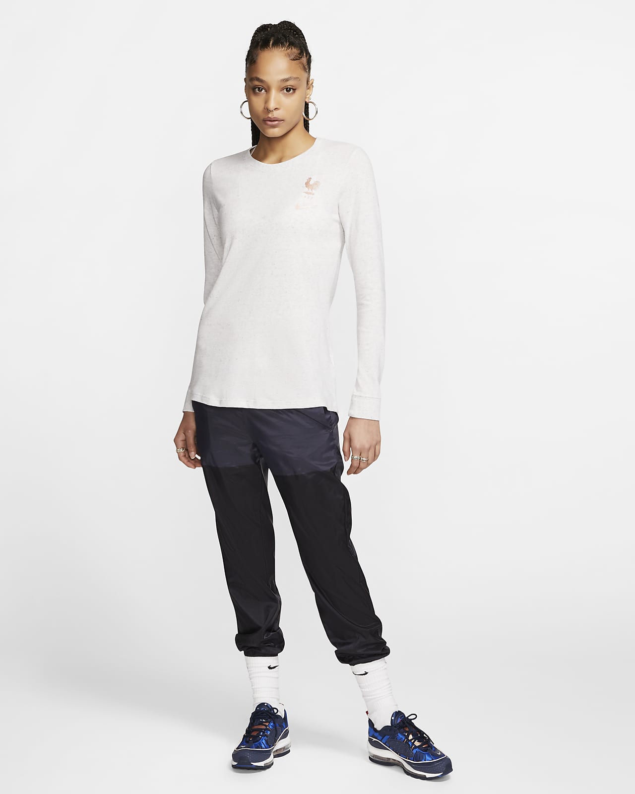 FFF langermet fotball T skjorte til dame. Nike NO FFF langermet fotball T skjorte til dame. Nike NO