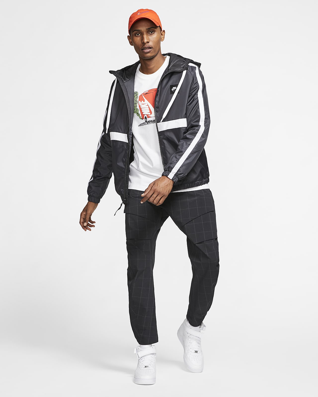 nike air woven jacket mens