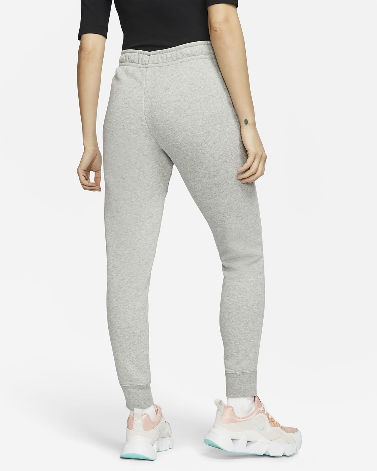 Nike Sportswear Essential Pantalón de tejido Fleece de talle medio - Mujer.  Nike ES