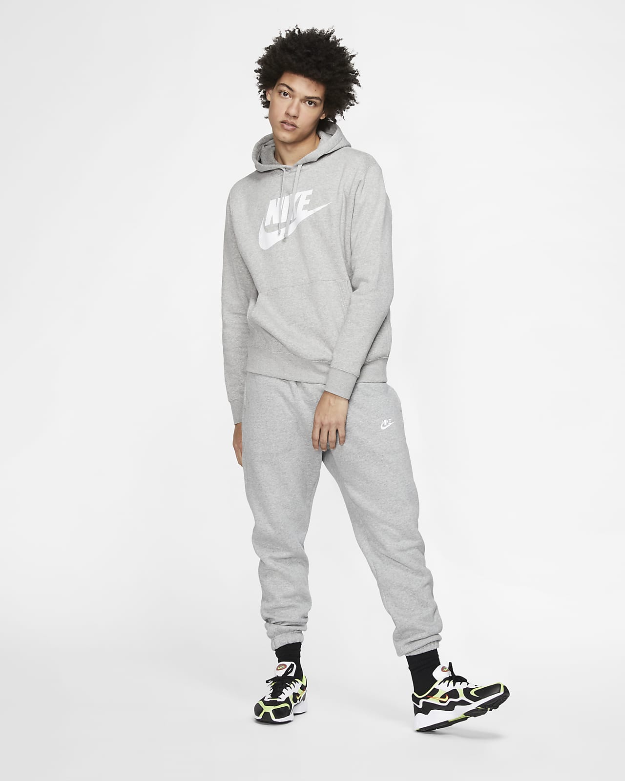 nike men's club fleece pullover hoodie