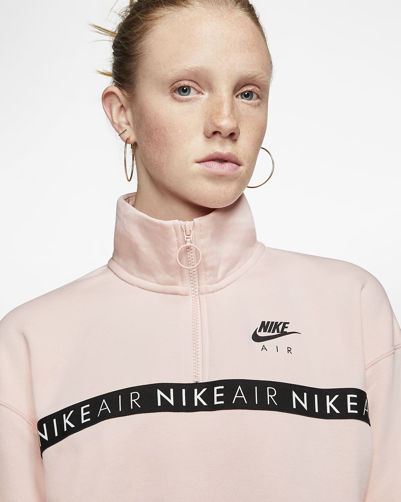 ladies nike zip top