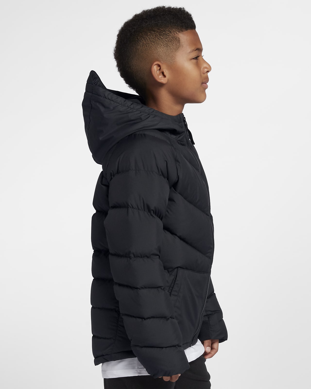 nike hooded parka