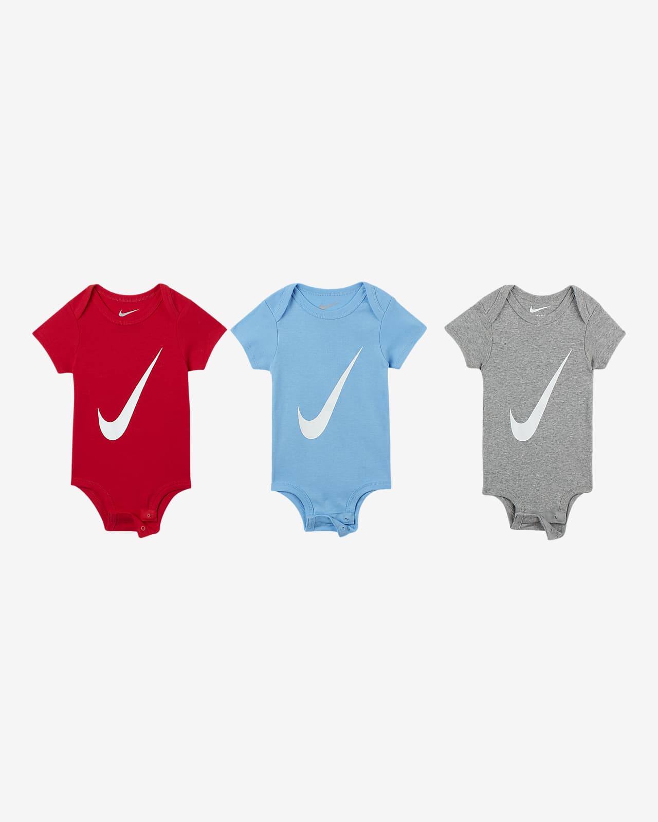 Nike Baby (0-6M) Bodysuit Box Set (3 