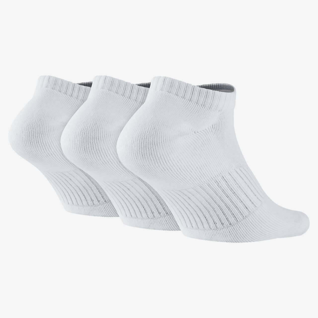 Nike Cotton Cushion No-Show Socks (3 
