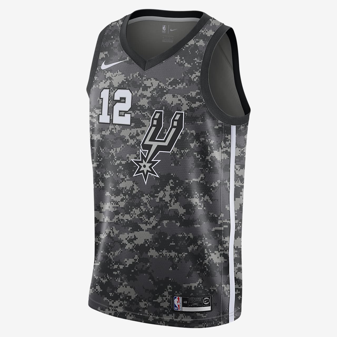Camiseta conectada Nike NBA para hombre City Edition Swingman (San Antonio  Spurs). Nike.com