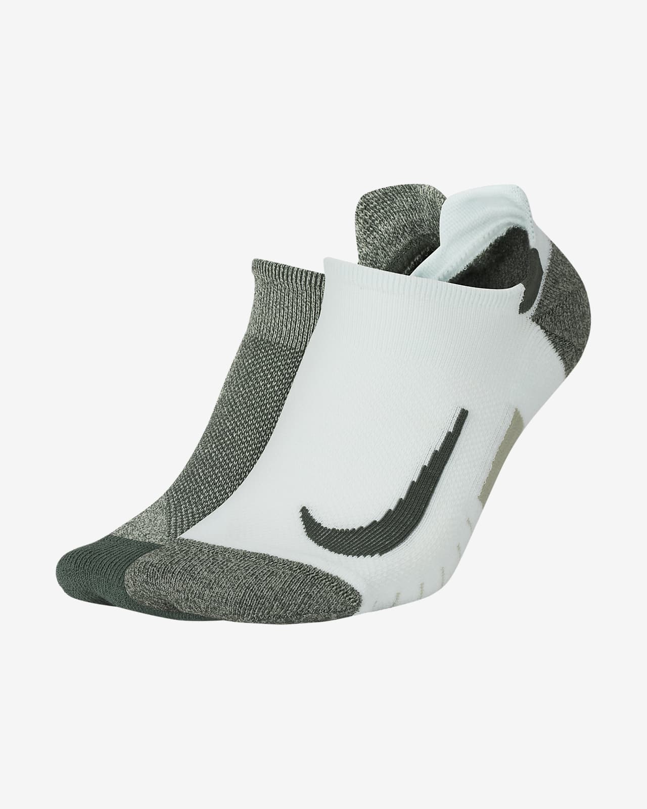 Nike Multiplier Running No-Show Socks (2 Pairs). Nike MY