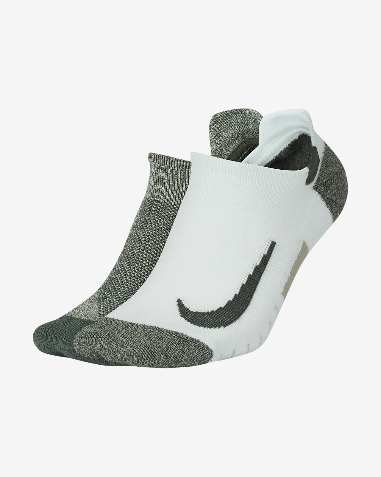 Nike Multiplier Running NoShow Socks (2 Pairs). Nike MY