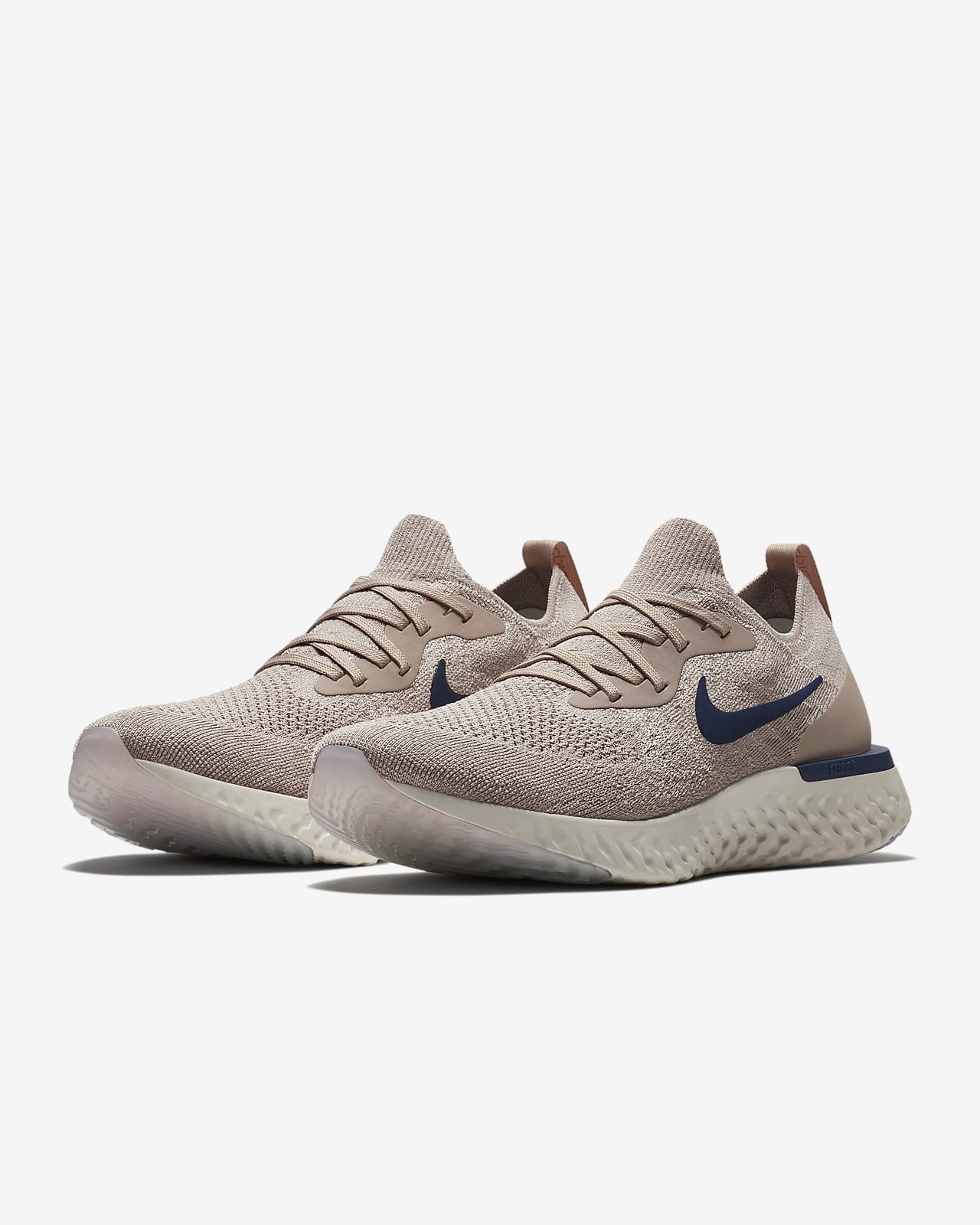nike epic react flyknit brun