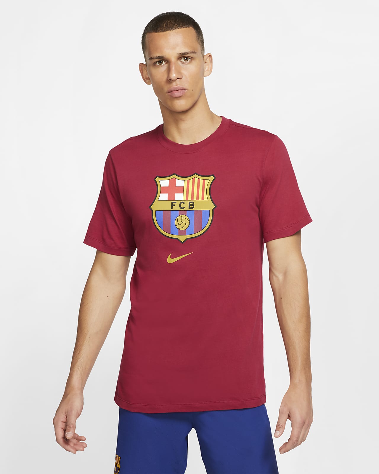 noble red nike shirt