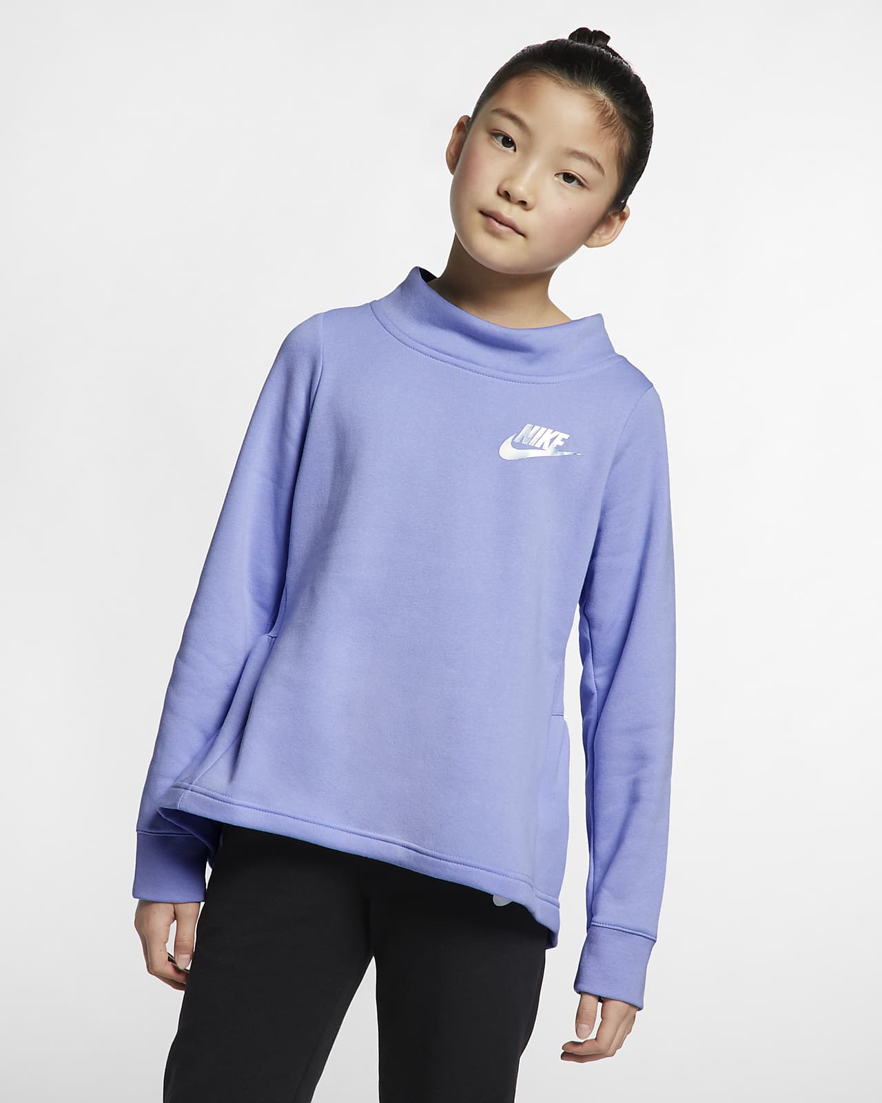 Nike Sportswear Big Kids' (Girls') Fleece Sweatshirt