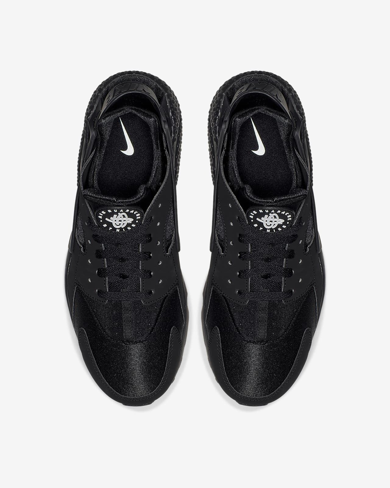 nike huarache negras y grises
