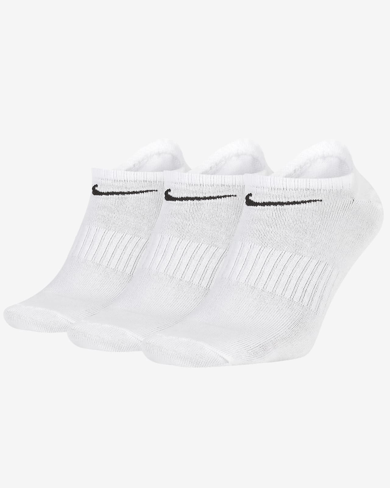 Calcetines invisibles de entrenamiento (3 pares) Nike Everyday Lightweight
