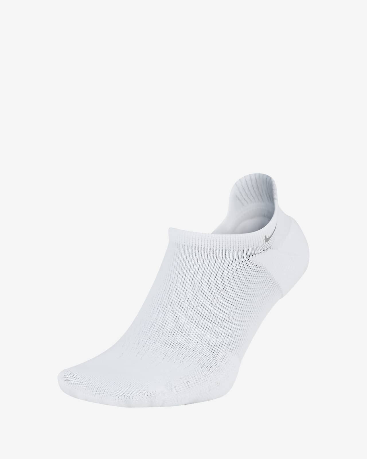 white nike running socks