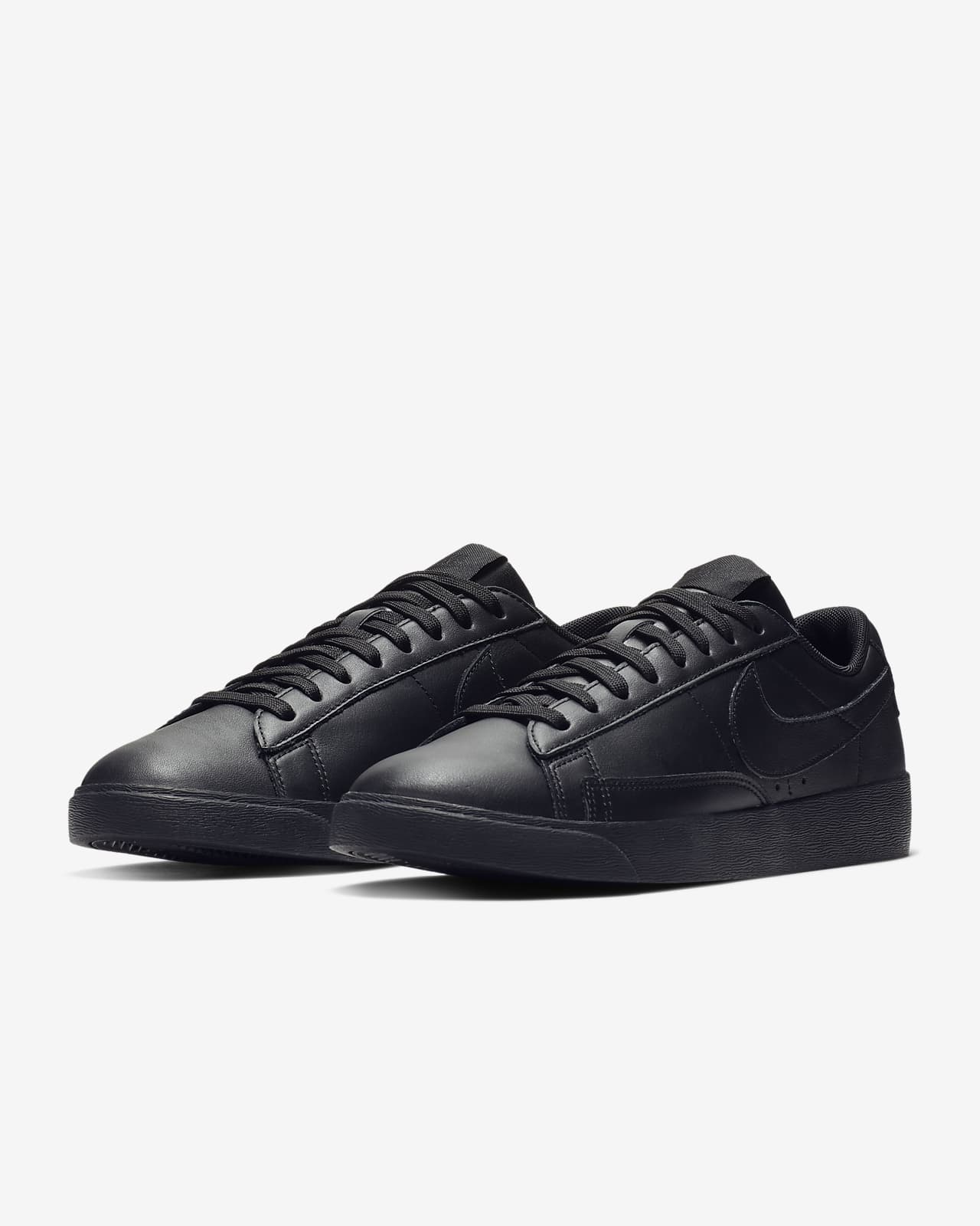 nike blazer low noir