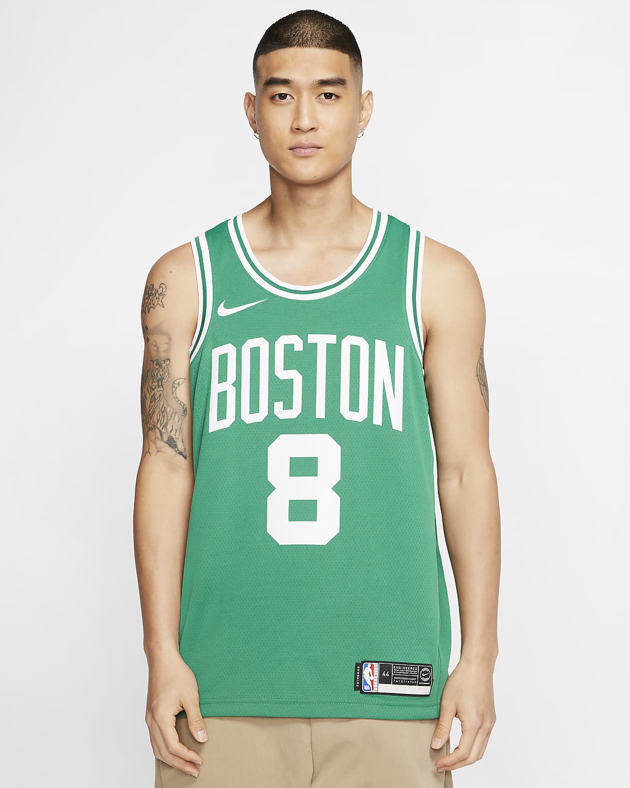camiseta boston celtics blanca