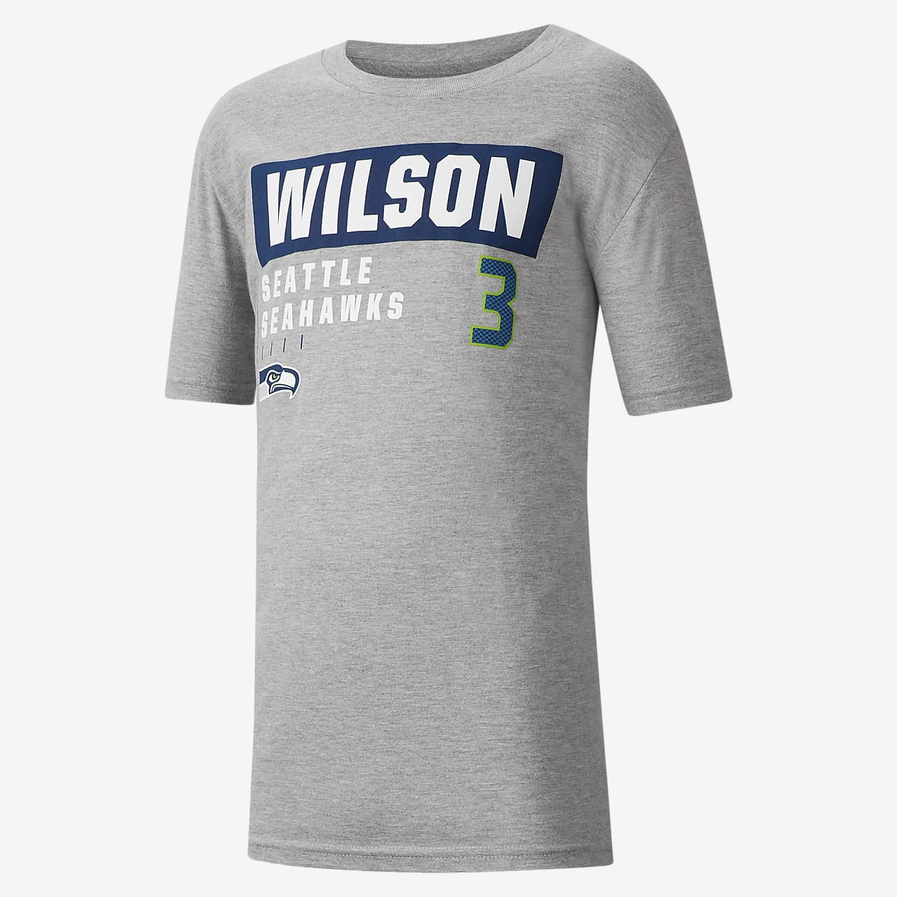 NFL Seattle Seahawks (Russell Wilson) Big Kids' (Boys') T-Shirt. Nike.com