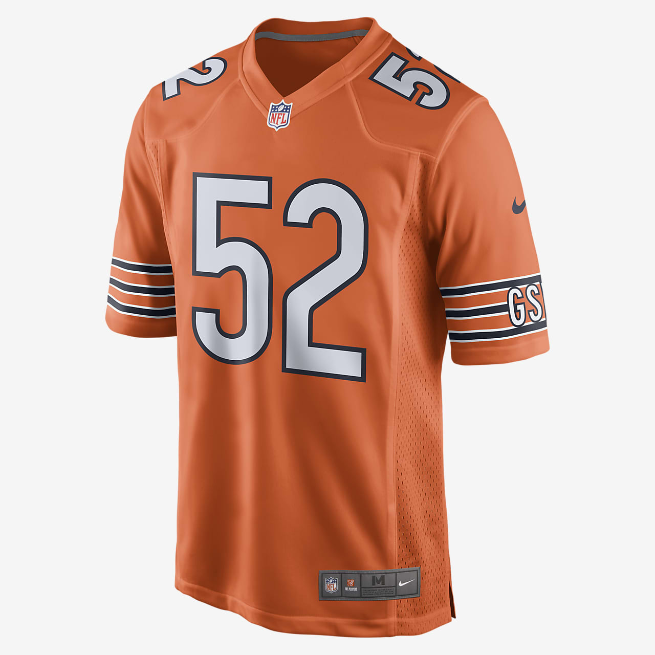 chicago bears orange jersey