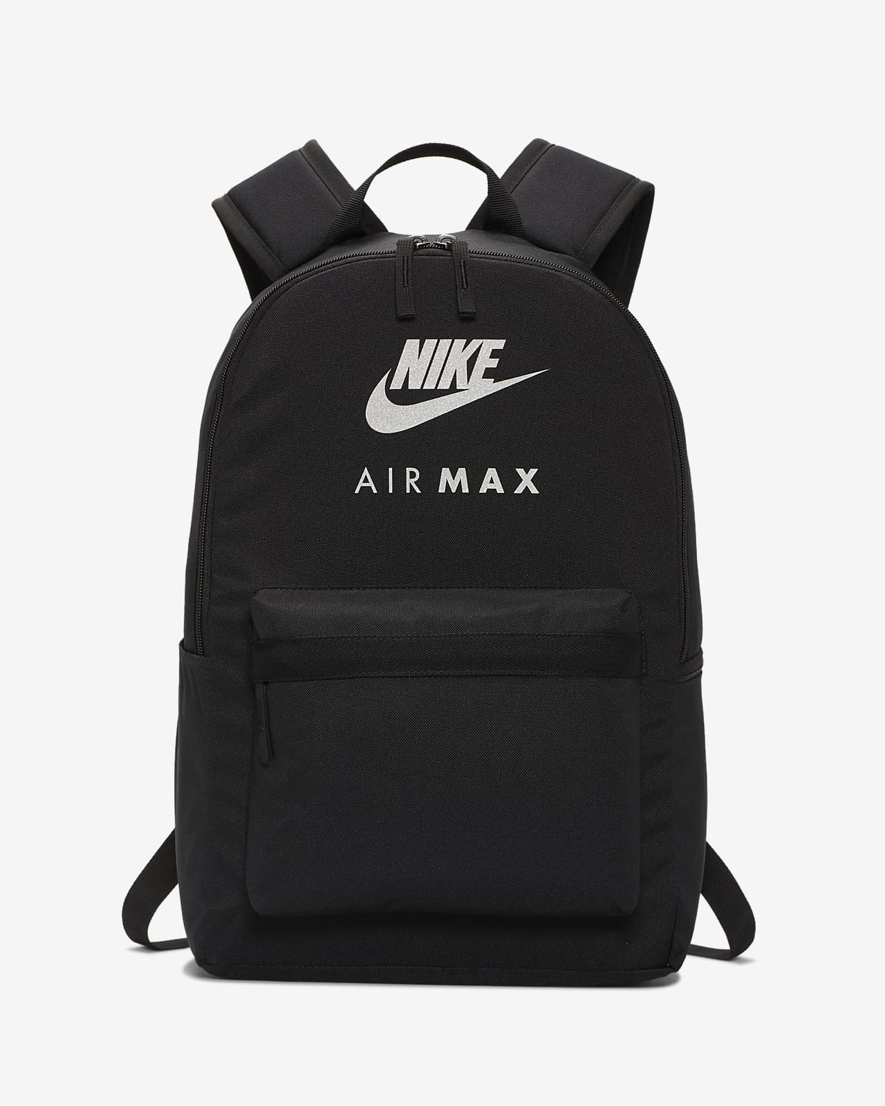 black nike air backpack