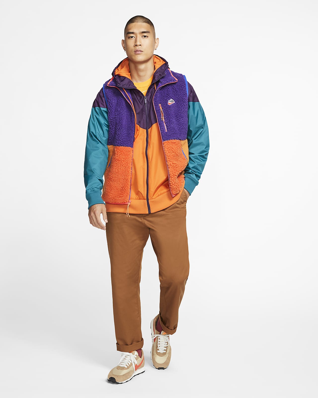 nike sportswear sherpa windrunner jacket