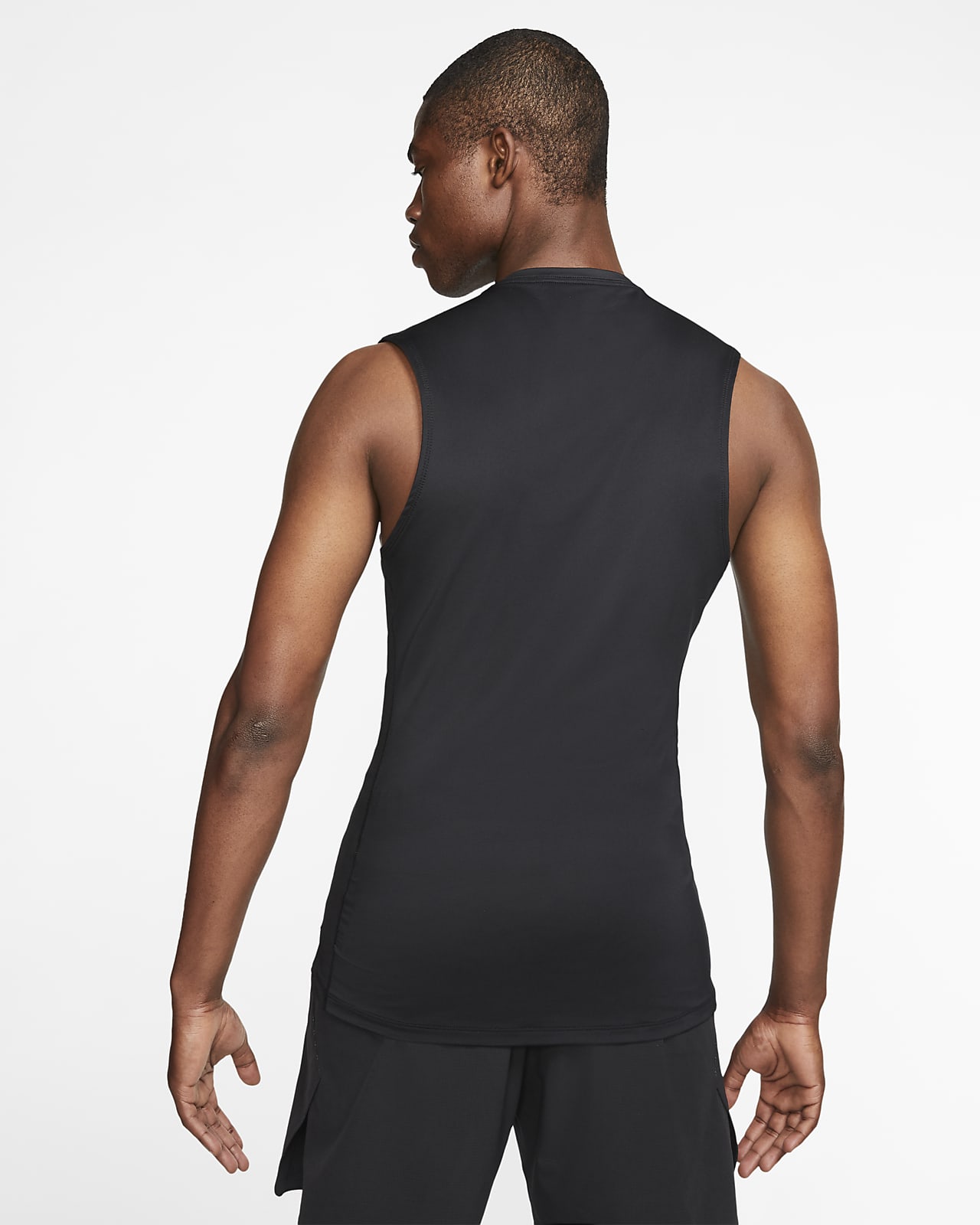nike men's pro fitted compression tank top
