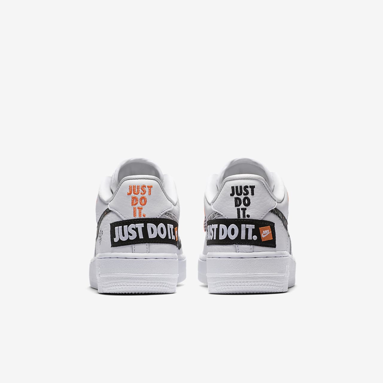 nike just do it shoes air force 1 white