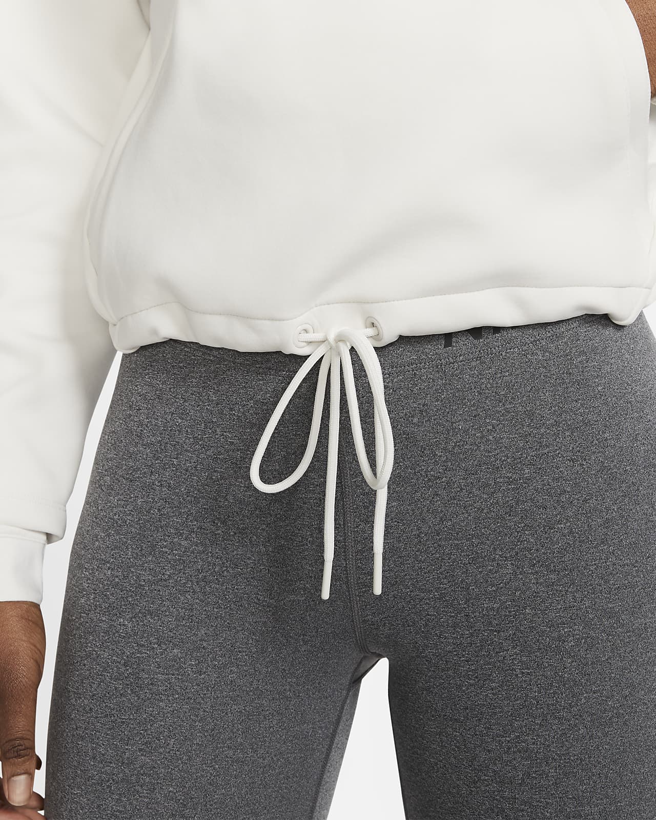 nike fleece crop top