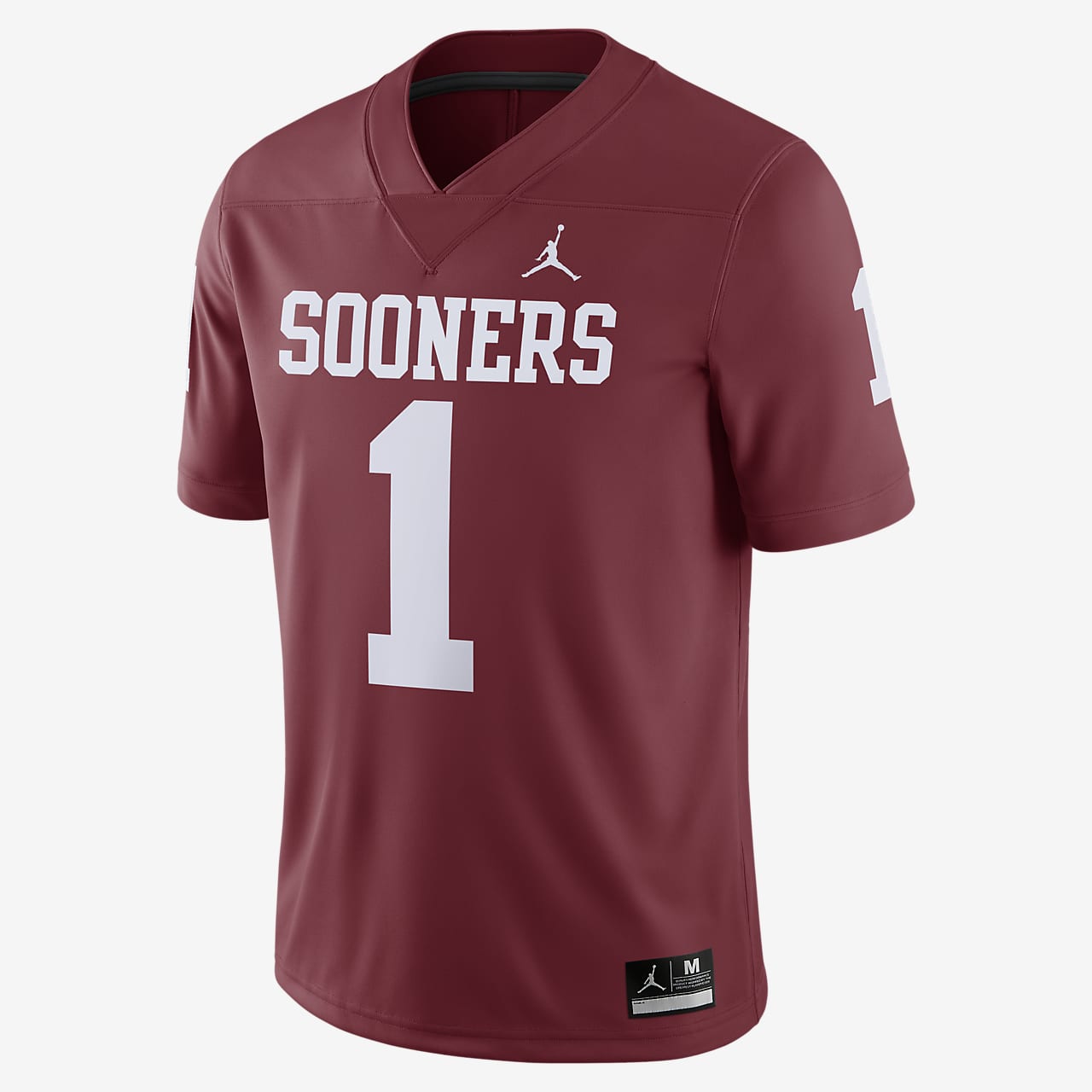 Camiseta de fútbol americano para hombre Jordan College Dri-FIT Game ( Oklahoma).