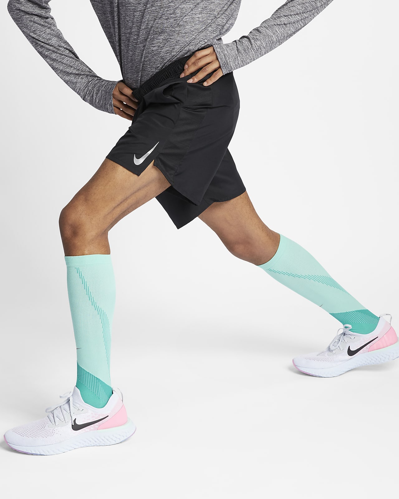 Nike Challenger Men's 18cm Lined Running Shorts. Nike LU