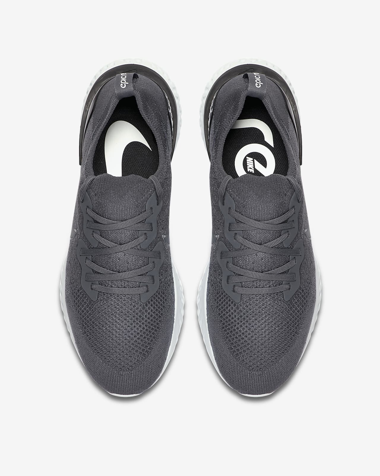 mens nike epic react flyknit 2 black