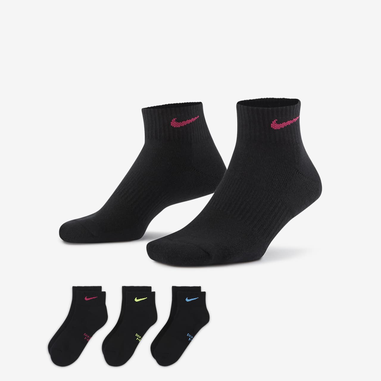 Training Ankle Socks (3 Pairs). Nike JP
