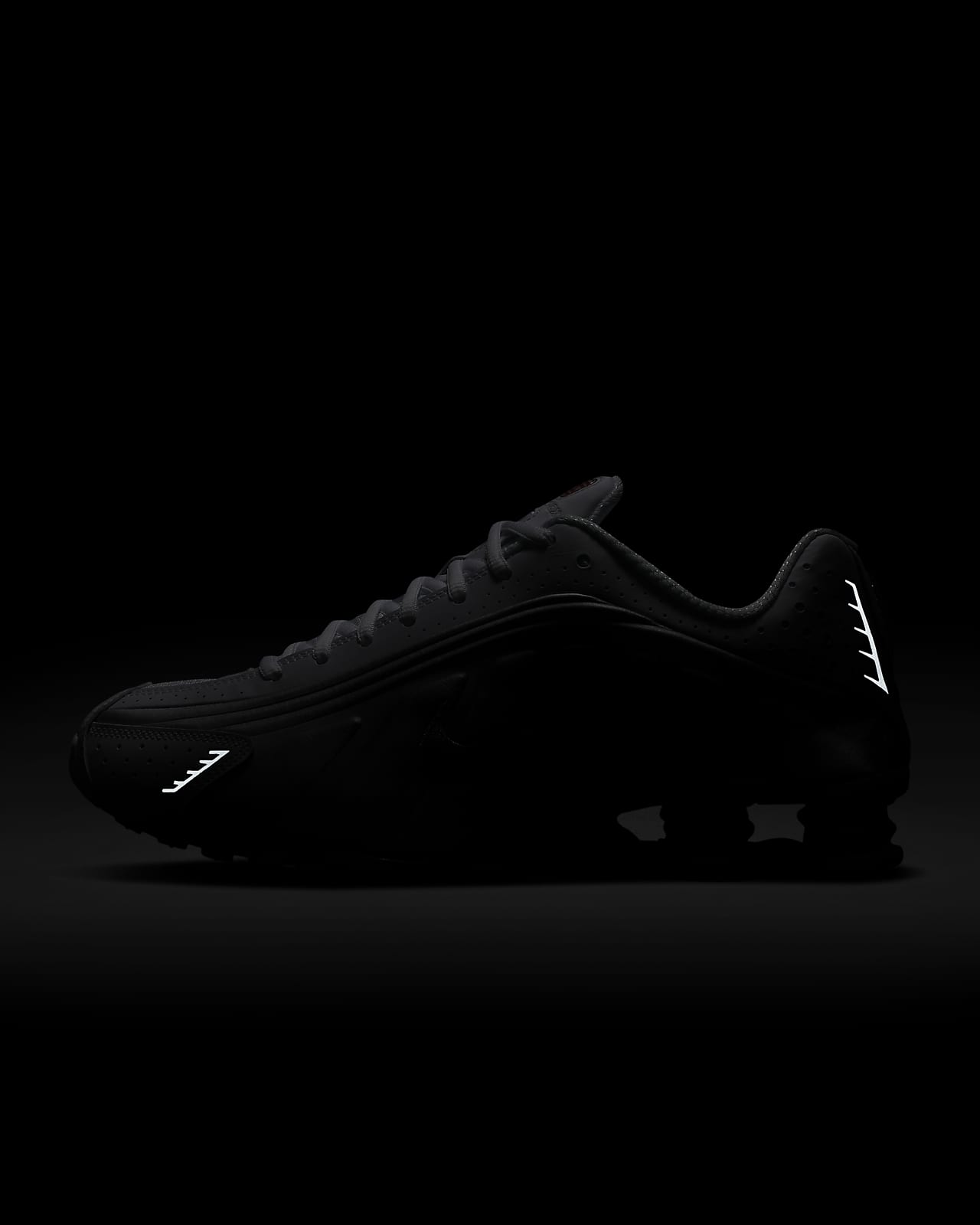 nike shox r4 black mens