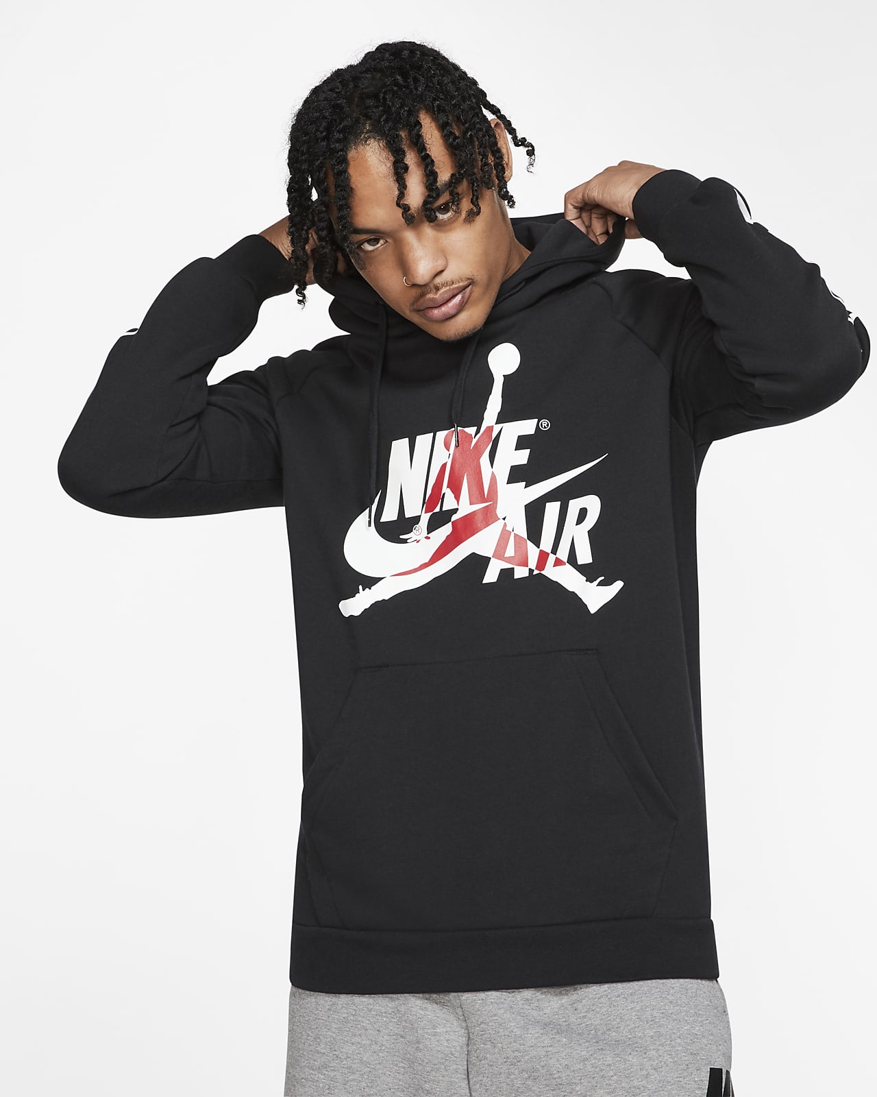 jordan air jumpman overhead hoodie junior