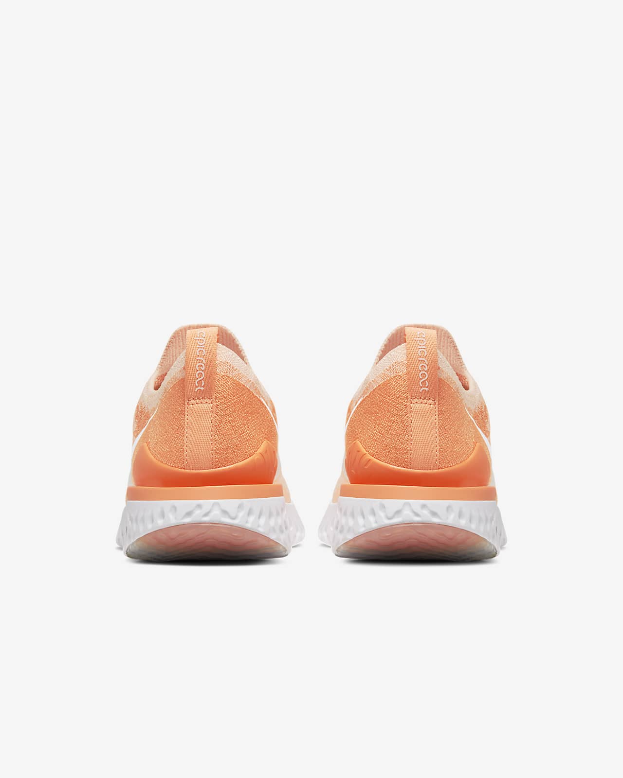 nike epic react flyknit femme orange
