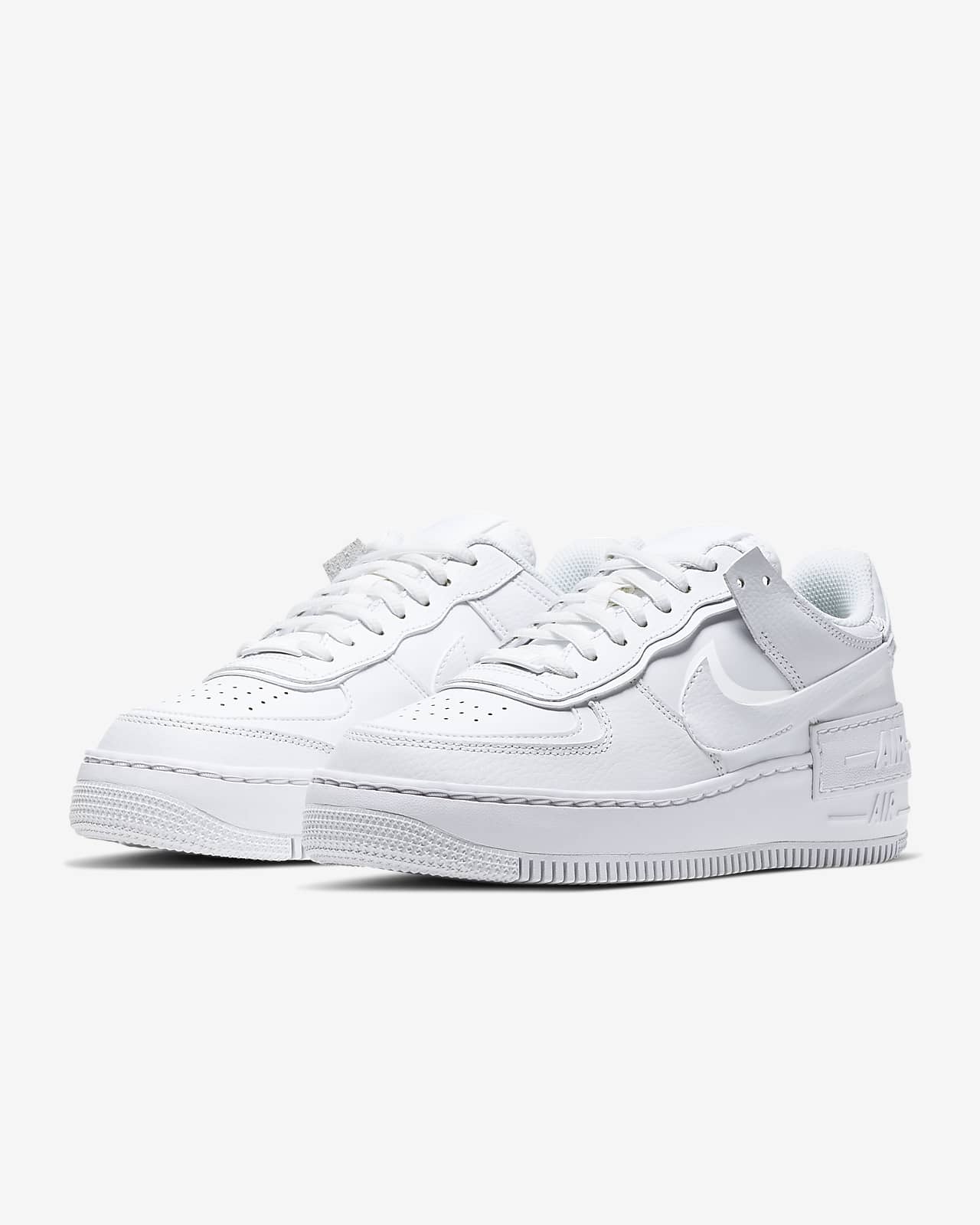 white and purple air force 1