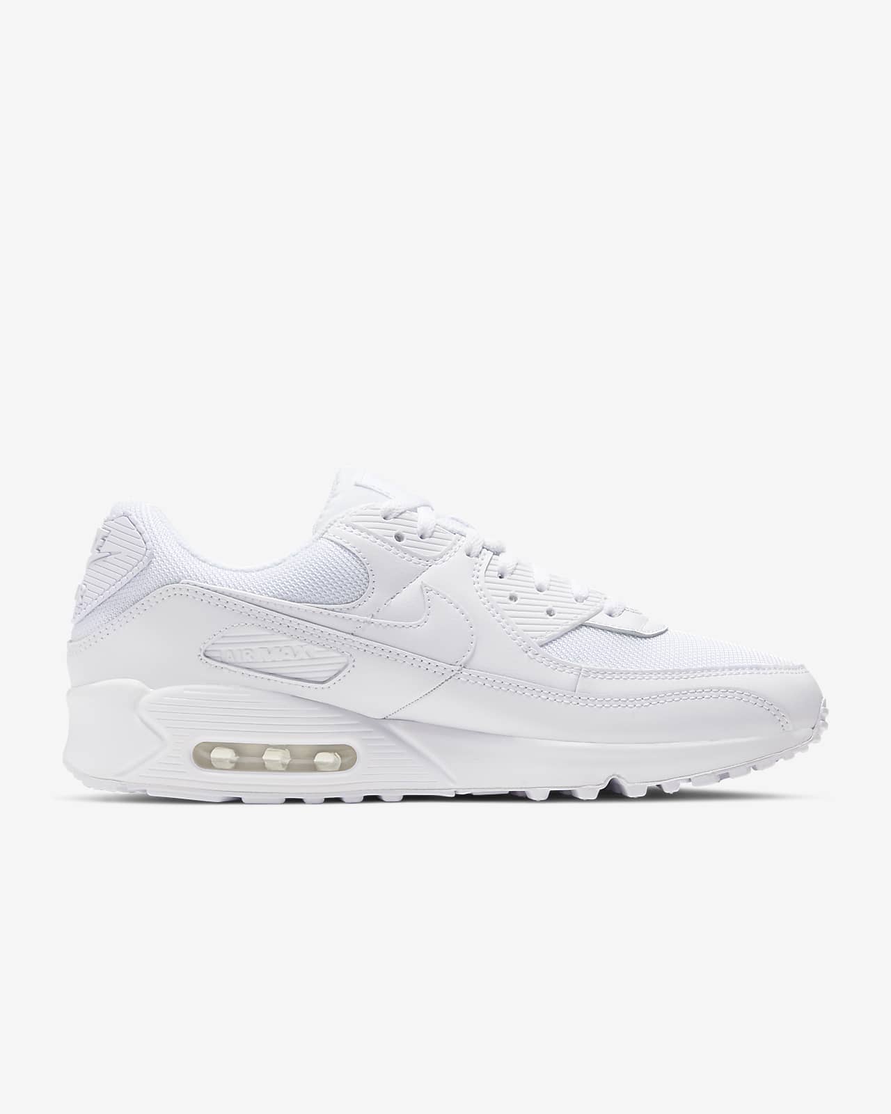 white nike air shoes for men