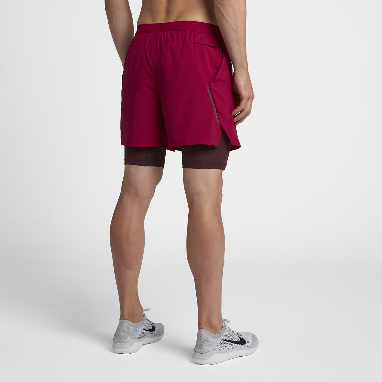 nike flex 7 stride shorts red