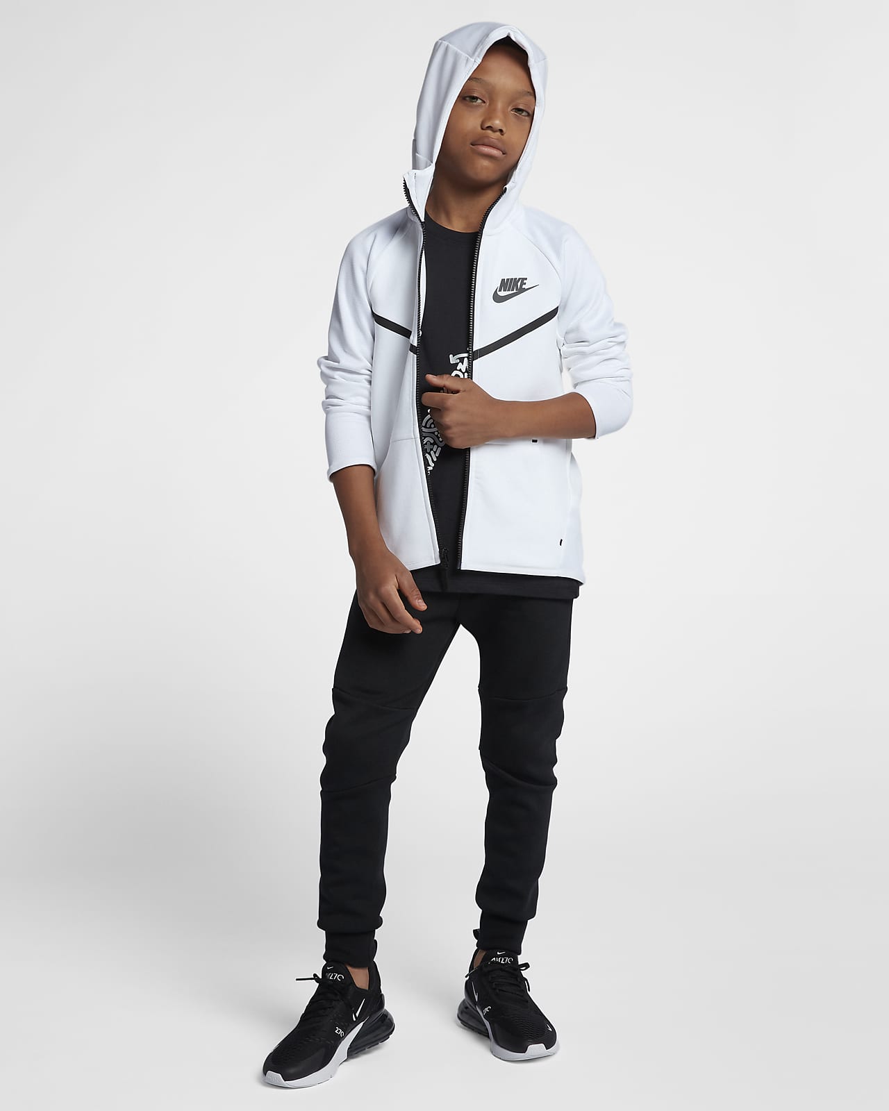 childrens nike tech tracksuit