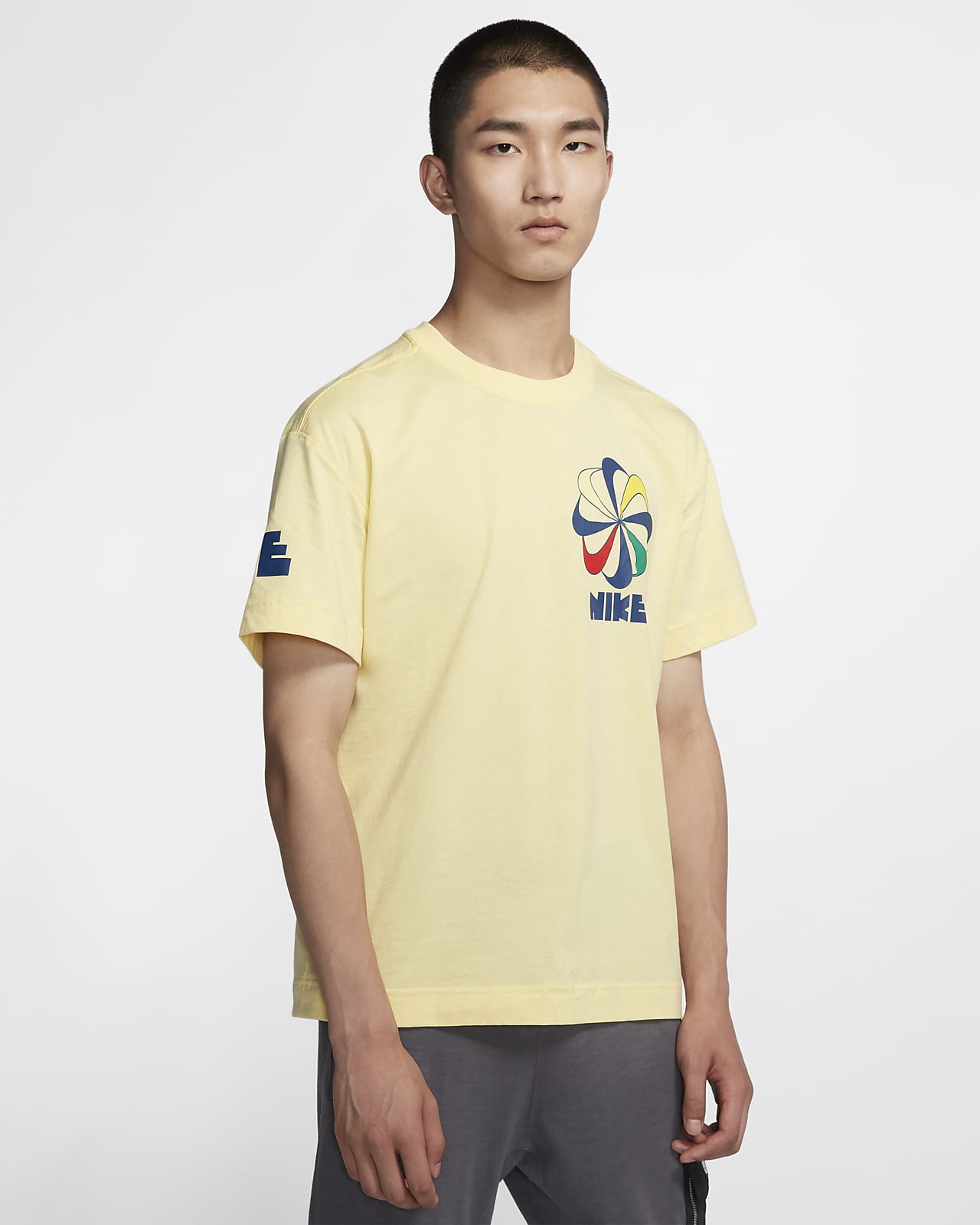 nike top yellow