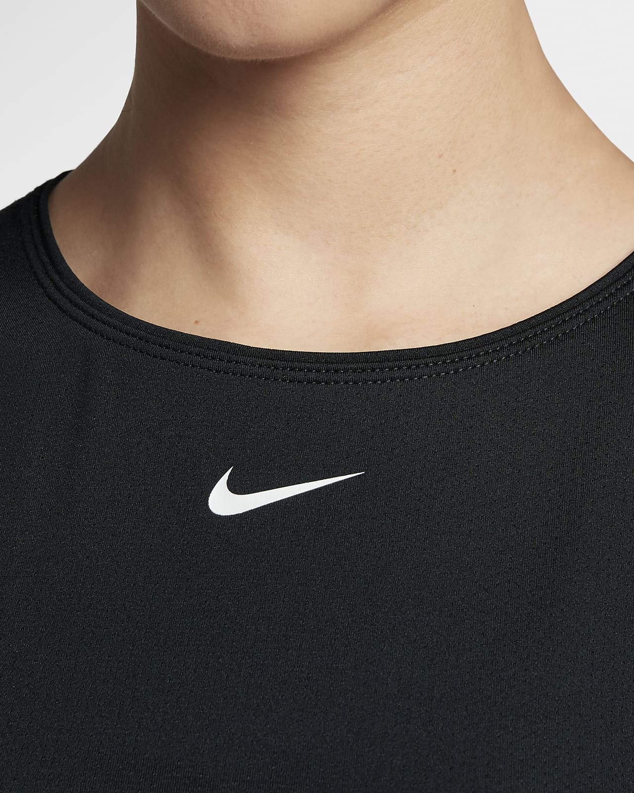 black nike womens top