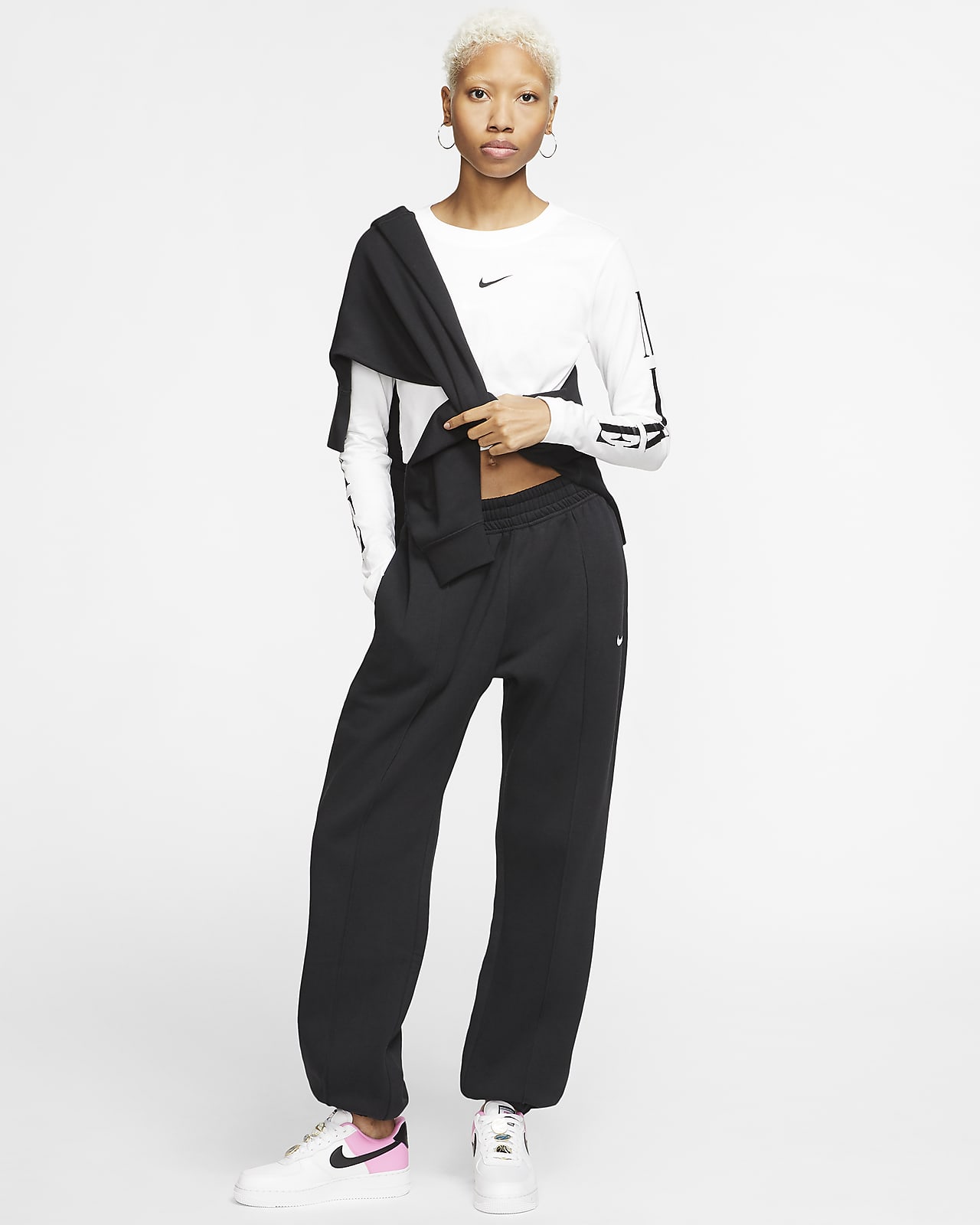 Pantalones de tejido Fleece para mujer Nike Sportswear Essential  Collection. Nike.com