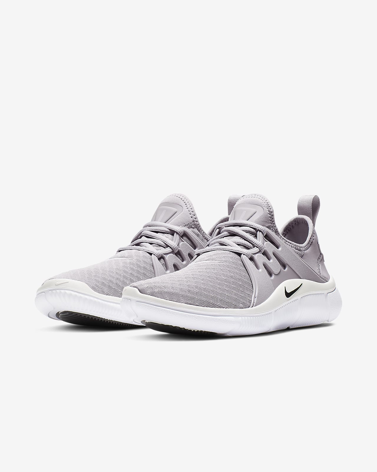 nike acalme black and white