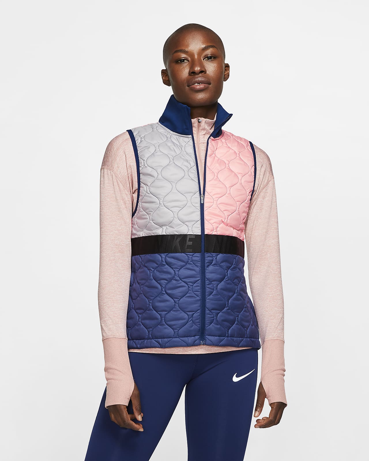 Nike AeroLayer løpevest til dame. Nike NO GUTT VATTERT JAKKE NAVY BLAZER Vi:Ki dame herre