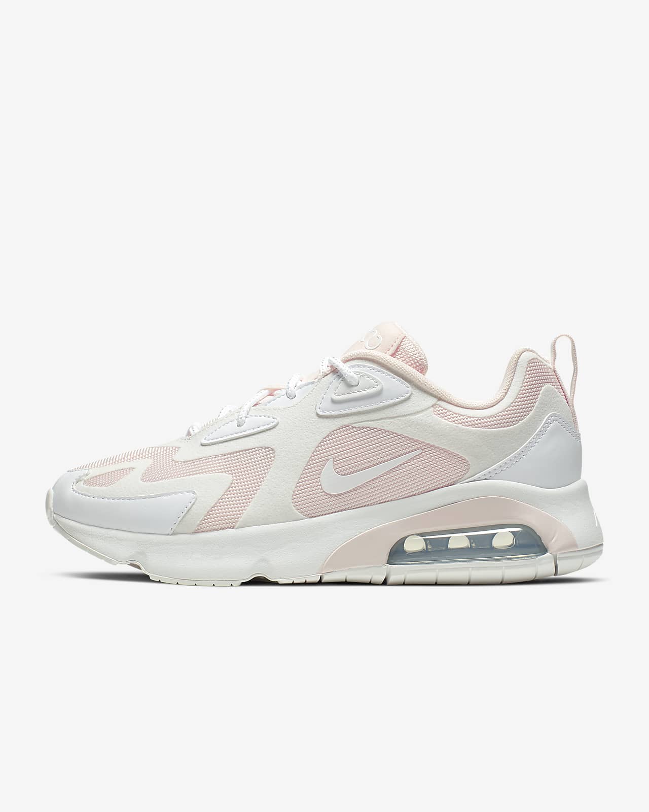 nike air max 200 pink and white